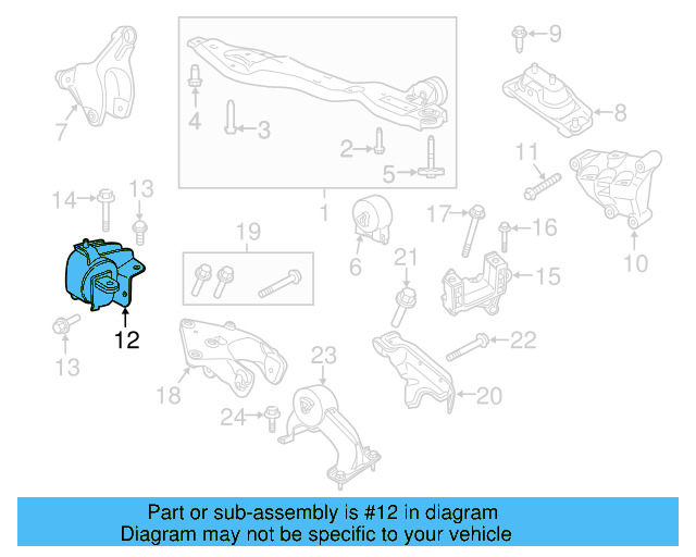 Trans Support 7B0-199-353 - View 3