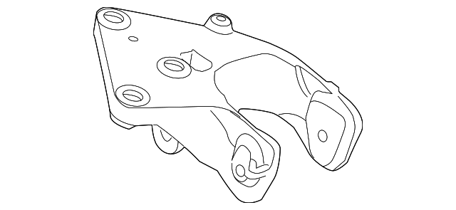 Rear Mount Bracket 7B0-199-354-A - View 2