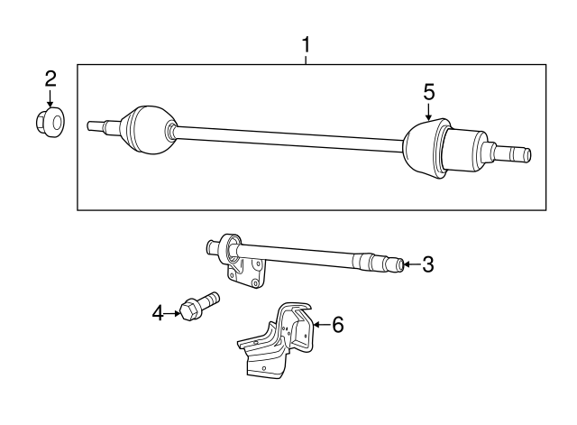 Axle Assembly Lock Nut WHT-004-378 - View 2