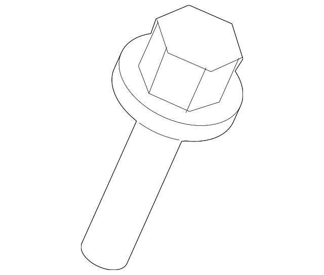 Heat Shield Bolt WHT-005-675