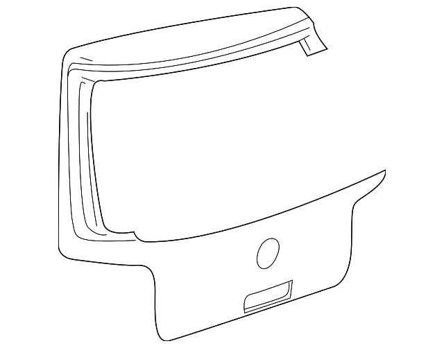 Lift Gate 1J6-827-025-G - View 2