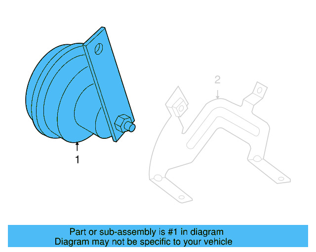 Alarm Horn 5C0-951-115 - View 44