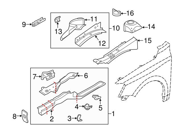 Rear Retainer 5C0-804-056
