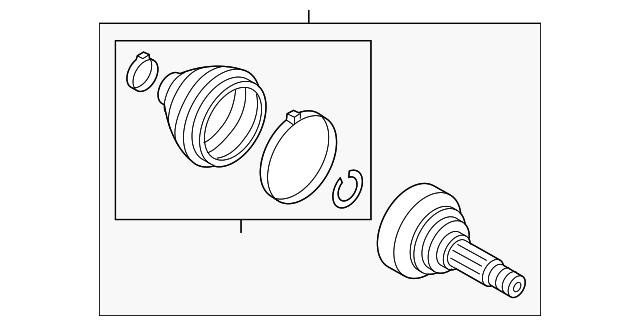 Outer Joint Assembly 7P0-498-099-B - View 3