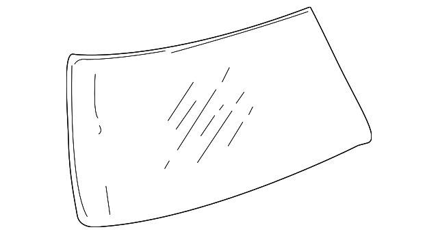 Lift Gate Glass 1J6-845-051-F - View 2