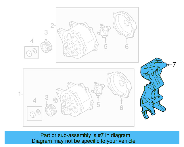 Mount Bracket 03H-260-087-E - View 2