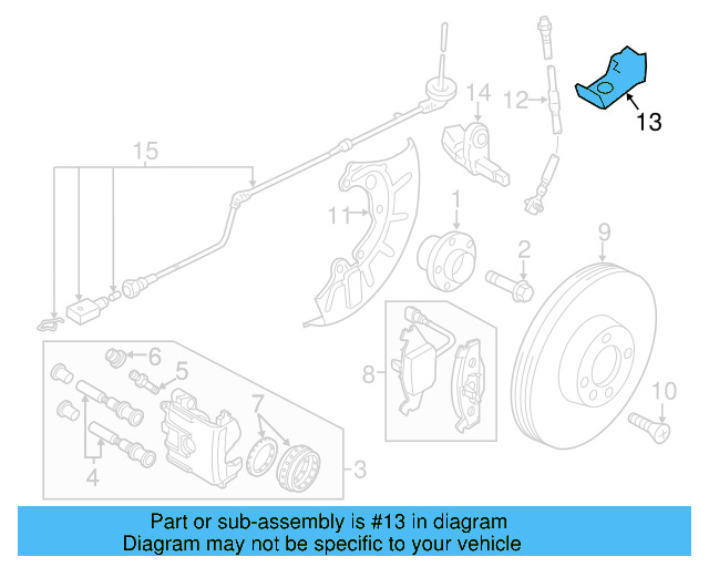 Bracket 1K0-611-846-B - View 53