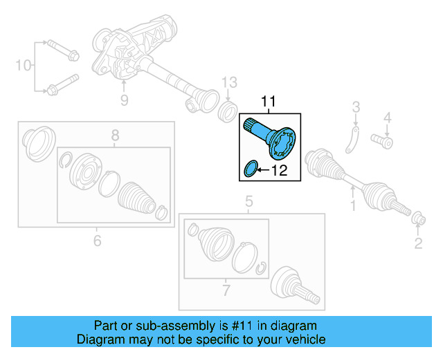 Output Shaft 0AA-409-272-E