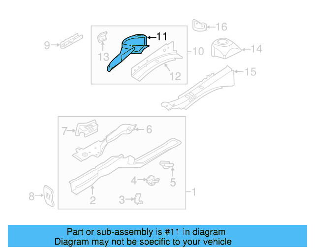 Apron Panel 5C0-805-147 - View 8