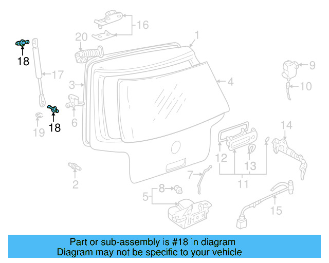 Support Strut Clamp 443-823-397 - View 71