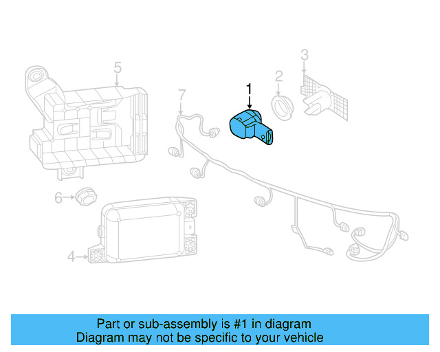 Sensor (Unpainted) 5q0919275bgru - View 46
