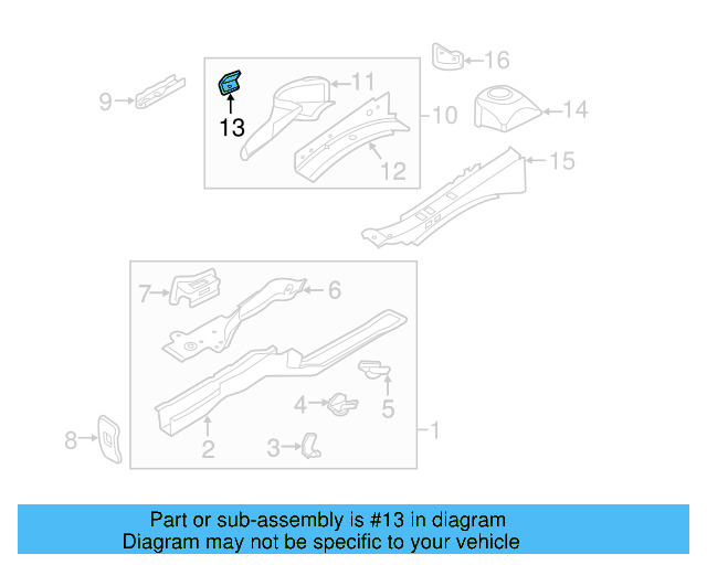 Retaining Bracket 5C0-906-393 - View 27