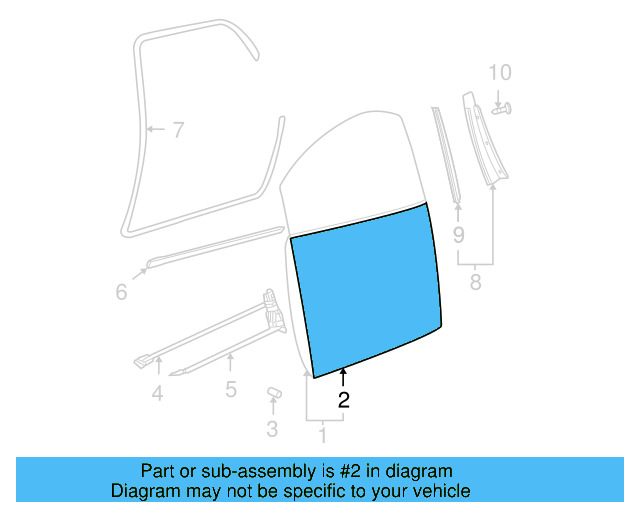 Door Outer Panel 1C0-831-051-N - View 11