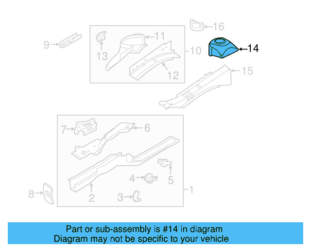 Strut Mount 5C0-809-119