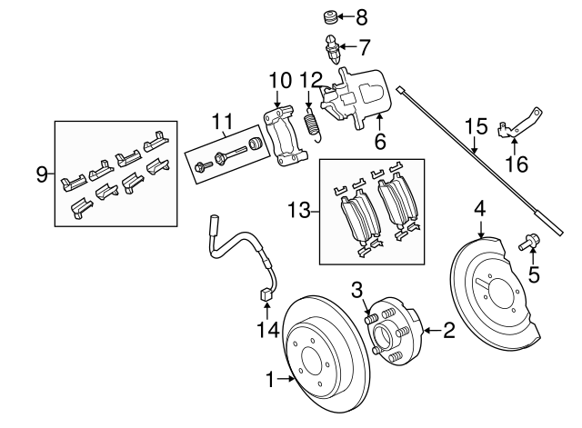 ABS Sensor Bracket 7B0-971-851