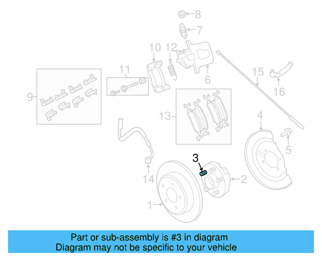 Wheel Stud 7B0-601-139 - View 3
