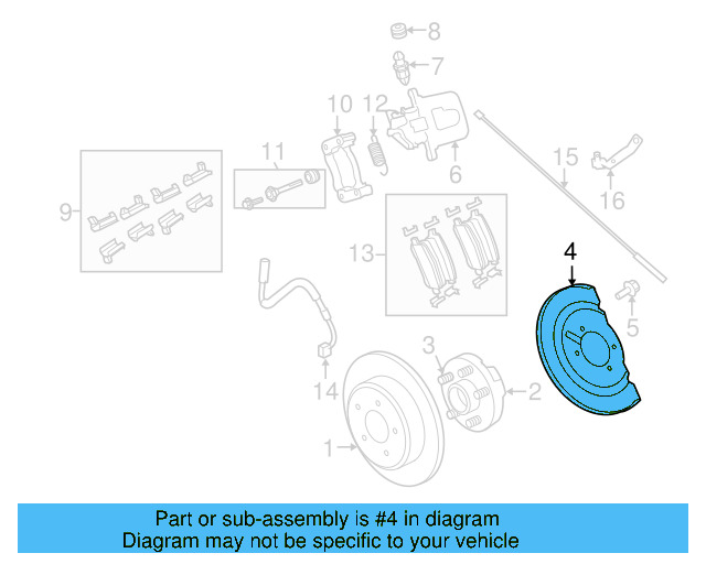 Splash Shield 7B0-615-611-A - View 3