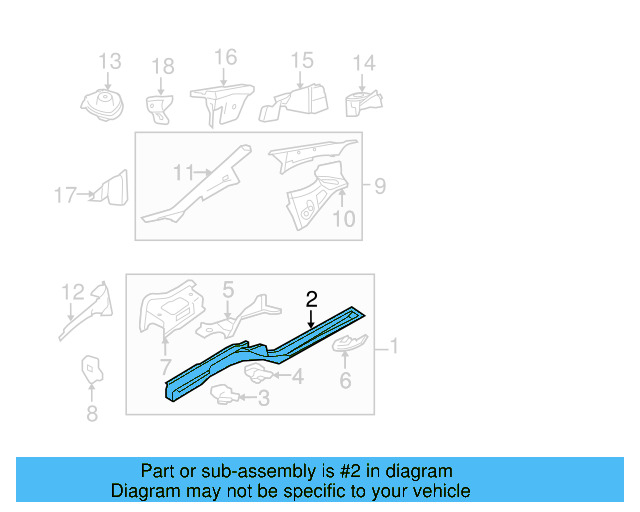 Lower Rail 1K0-803-105-C