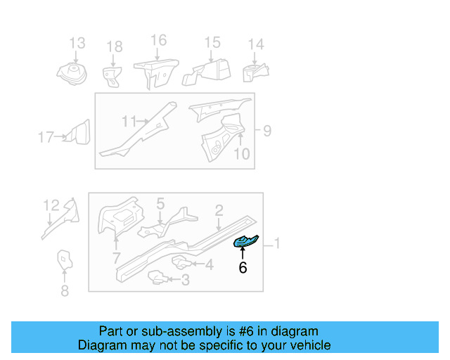Bracket 1K0-611-846-B - View 21