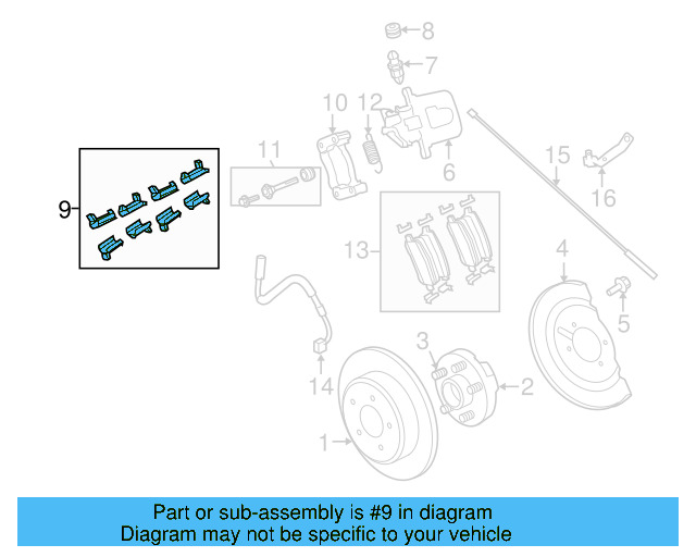 Retainer Spring 7B0-698-441-A