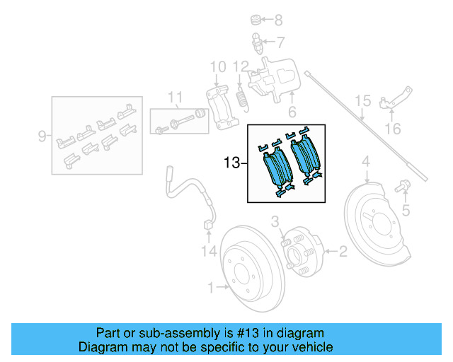 Brake Pads 7B0-698-451-G - View 3