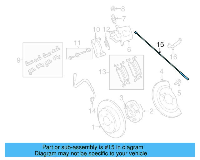 ABS Sensor 7B0-927-807-C - View 2