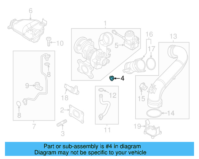Turbocharger Lock Nut WHT-000-001-N - View 4