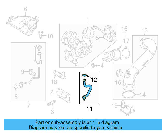 Oil Return Tube 04E-145-735-AC - View 9