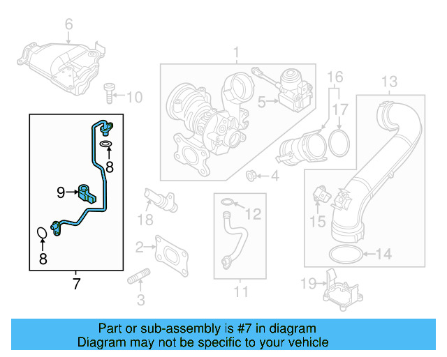 Oil Return Tube 04E-145-735-AC - View 12