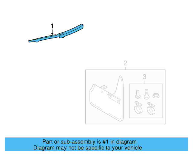Belt Molding 1Y0-853-299-G-99X - View 4