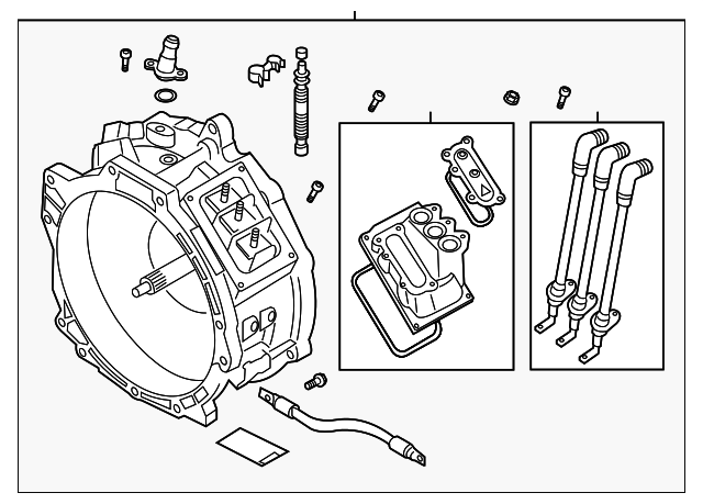 Hybrid Electric Motor And Transmission Assembly 7P0-901-153-D