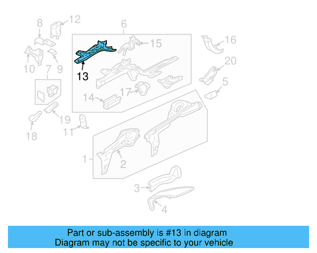 Cover Plate 1C0-803-108-C - View 5
