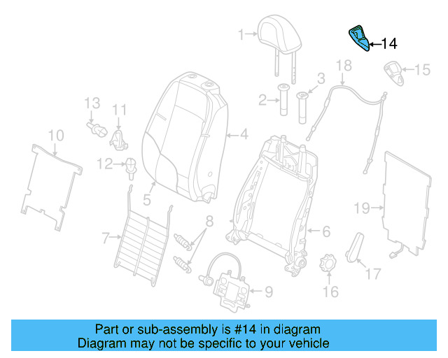 Handle Bezel 8T0-881-607-PX7 - View 3