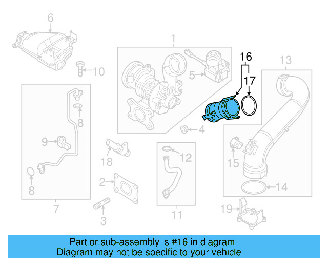 Connector Tube 04E-145-875-F - View 12