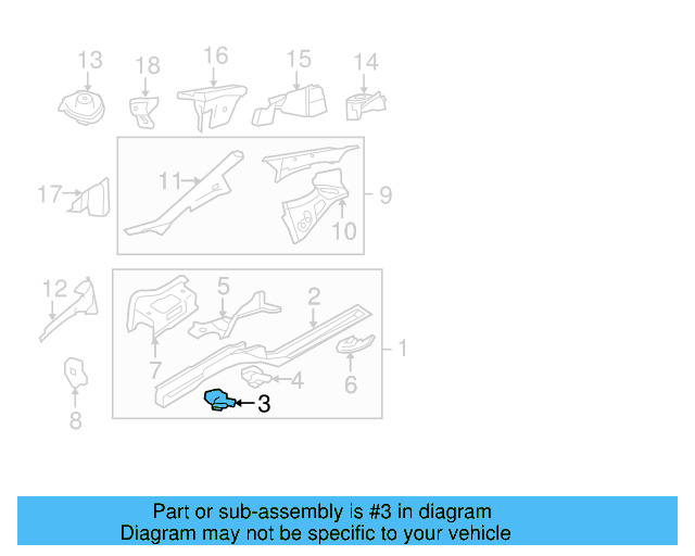 Front Retainer 1K0-803-128 - View 4