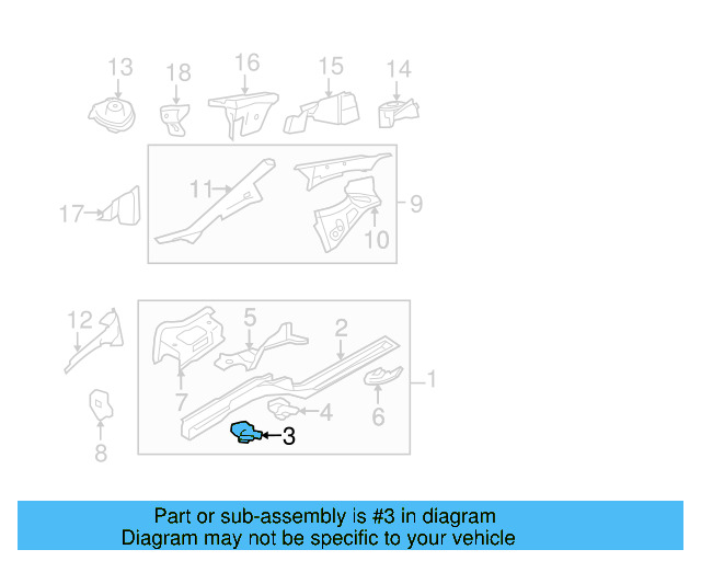 Front Retainer 1K0-803-127 - View 14