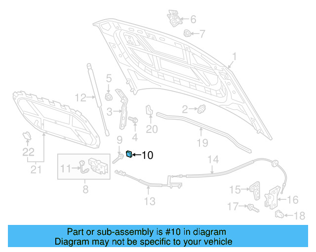 Lock & Switch Cover 3C0-823-187 - View 9
