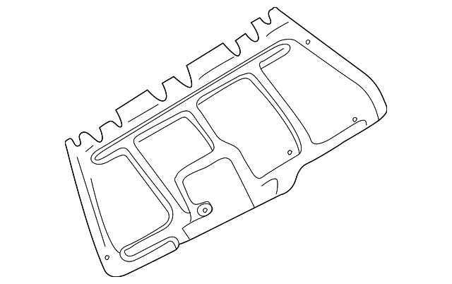 Radiator Support Splash Shield 1J0-825-237-R - View 17