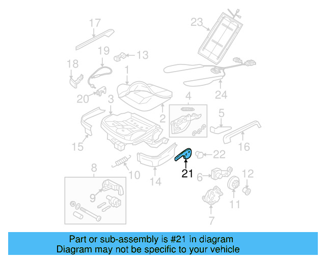 Adjust Lever 1J0-882-252-B41