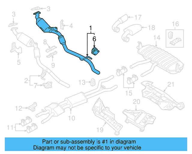 Catalytic Converter 7P0-254-301-CX - View 5