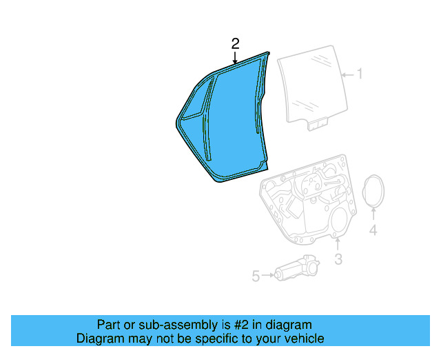 Vent Glass 3D7839432RB41 - View 2