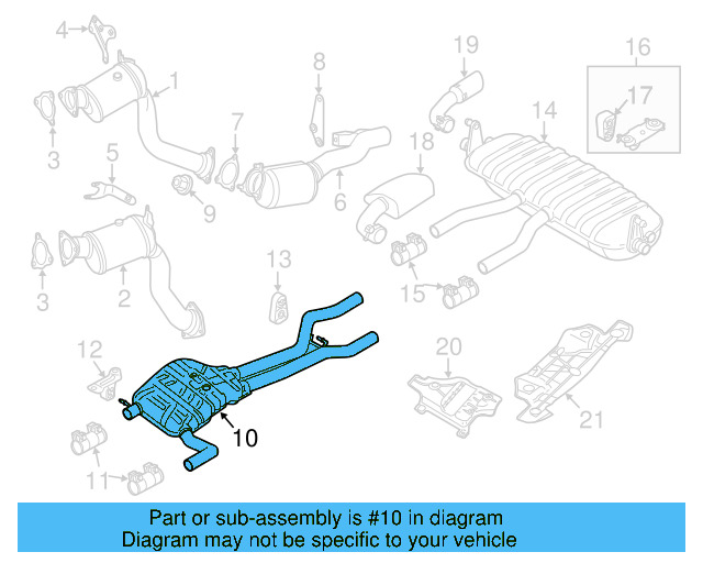 Rear Muffler 7P6-253-609-T - View 5