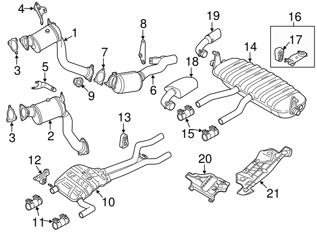 Catalytic Converter Gasket 7L5-253-115-C