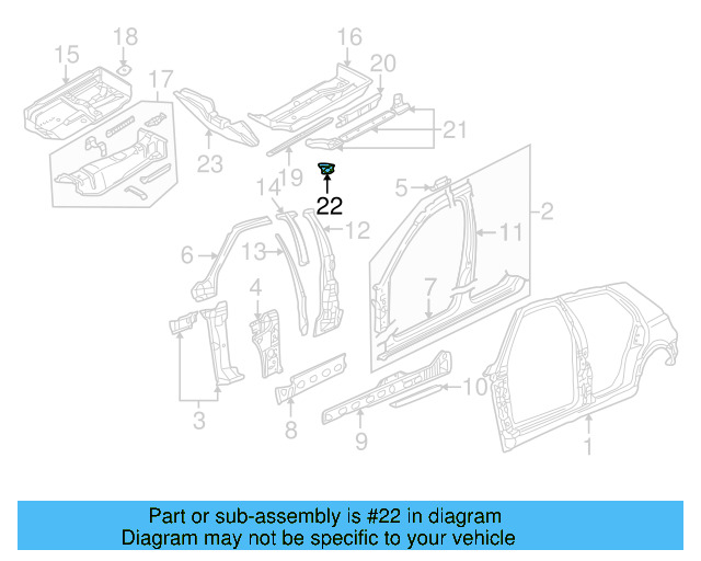 Corner Reinforced 1J0-803-079-B - View 23