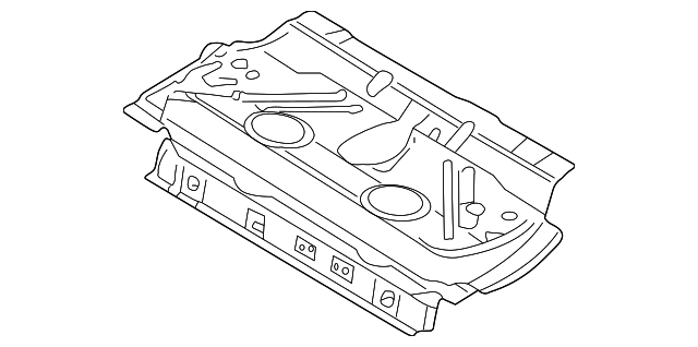 Front Floor Pan 1C0-813-111-B - View 2