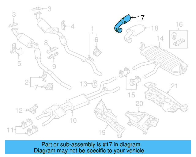 Exhaust Tail Pipe Tip 7P6253682H - View 10