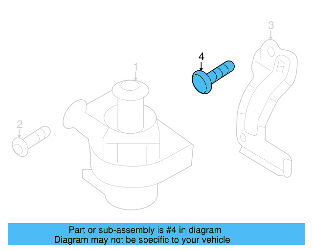 Water Pump Assembly Mount Bolt N-104-707-05 - View 14