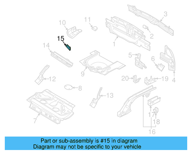 Rear Cross 1J0-804-796-A
