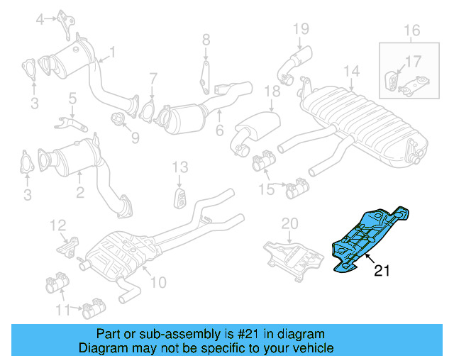 Heat Shield 7P6-825-711-A - View 6