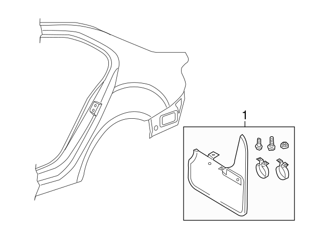 Splash Guards 5C6-075-101-A - View 6